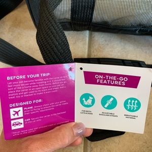 Small premium travel pet carrier